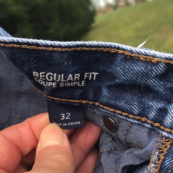 Lands' End Mens Blue Denim Jeans (#1) Size 32x32 - Picture 4 of 9